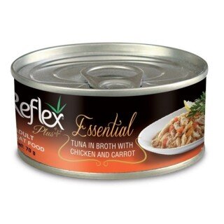 Reflex Plus Essential Ton Tavuk Havuçlu 70 gr Kedi Maması kullananlar yorumlar